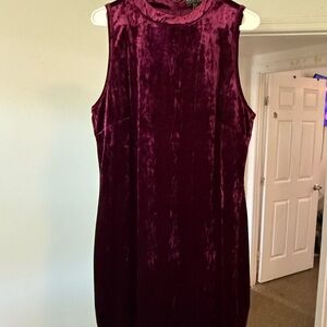 Elegant Velvet Sleeveless Dress